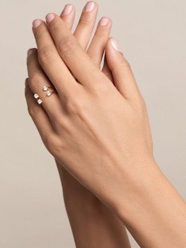 Dots ring duo set